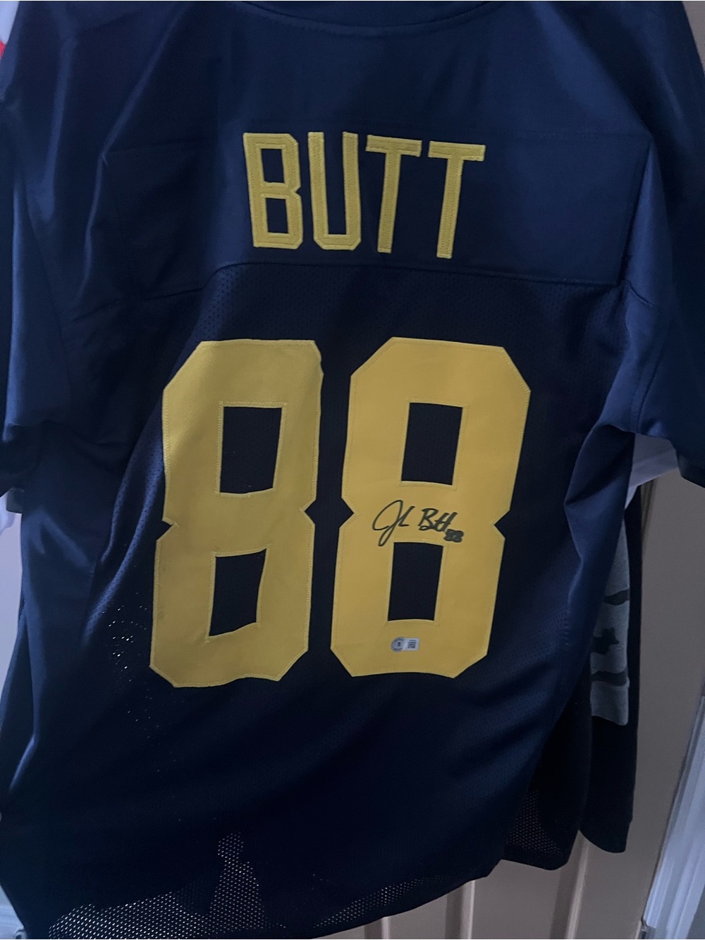 Jake Butt signed Michigan Wolverines Jersey with coa
